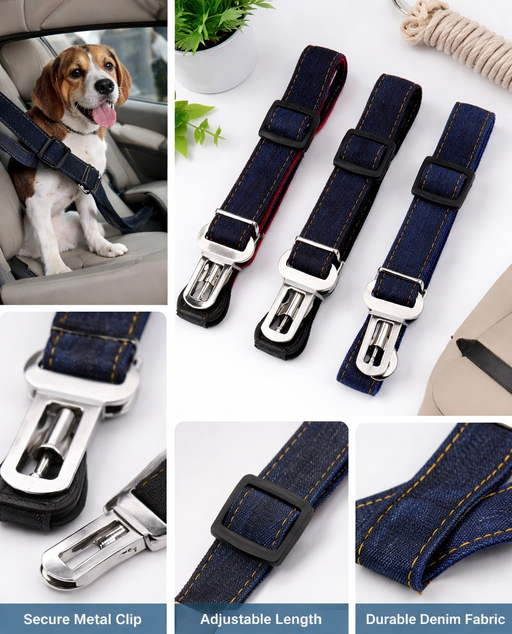 Retractable Safety Leash for Pets - Cowboy Style